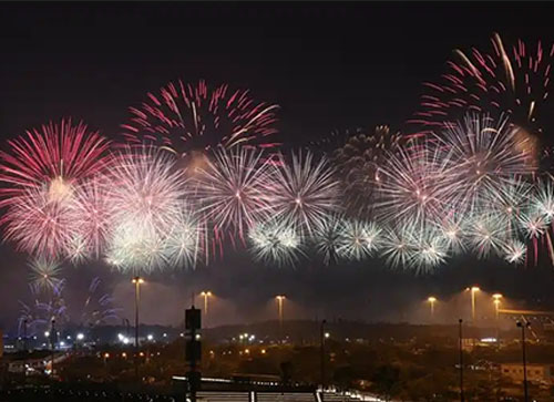 会同县焰火晚会